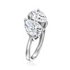 Ross-Simons 3.00 ct. t.w. CZ Toi Et Moi Ring in