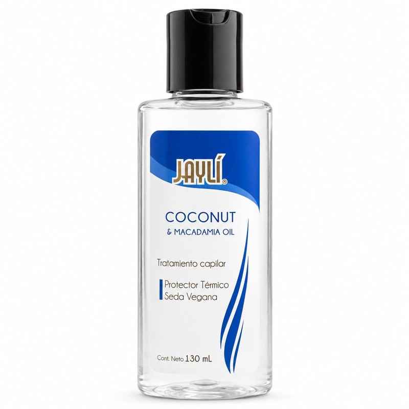 Jayli Coconut Macadamia OIL Tratamiento Capilar, Hidratante y Desenredante para