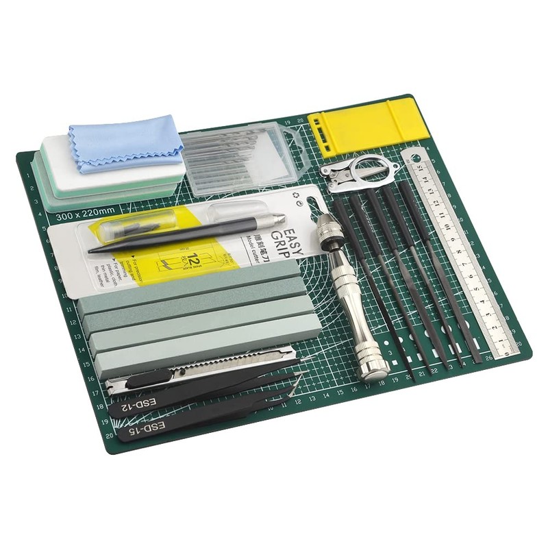 BGTXINGI 45 Piece Gundam Model Tool Set with Plastic Box,