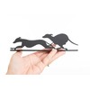 Acrylic Whippet/Greyhound Silhouette Ornaments, Racing dogs.