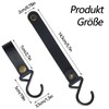GVPOELR Pack of 8 Leather S Hooks, S Hooks with