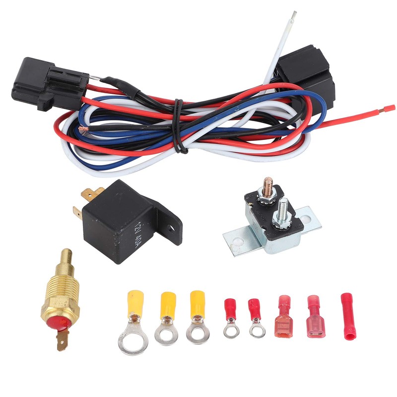 Radiator Fan Relay Kit, Radiator Fan Relay Kit Thermoat Temperature