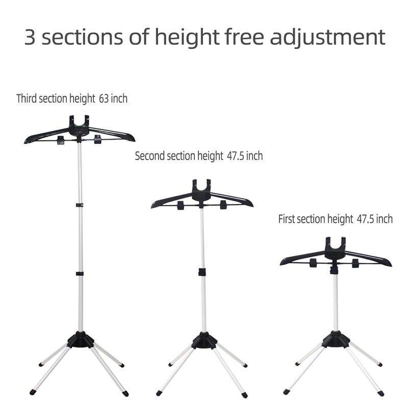 Steamer Hanger Stand,Steamer Stand For Clothes,Garment Rack For Steaming Clothes,Garment