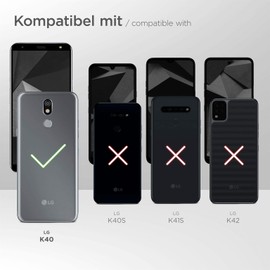 moex FlexProtect Screen Protector Compatible with LG K40 Screen Protector Only 0.2 mm Thin, HD Ultra Clear and Extra Scratch-Resistant - Pack of 3