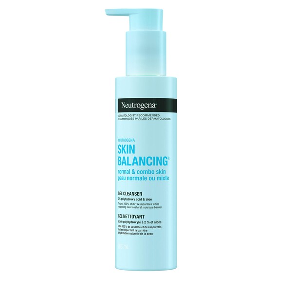 Neutrogena Cleanser, Skin Balancing Gel Cleanser With 2% Polyhydroxy Acid