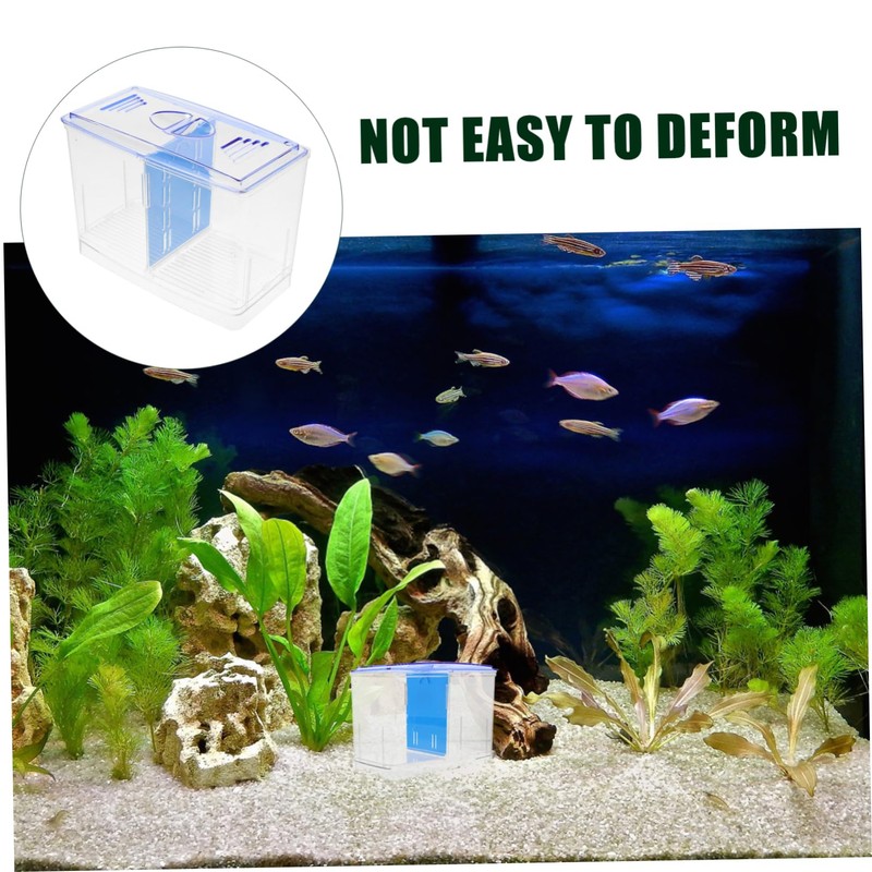 WOONEKY Fish Tank Isolation Box Aquarium Fish Breeding Box Oxygen