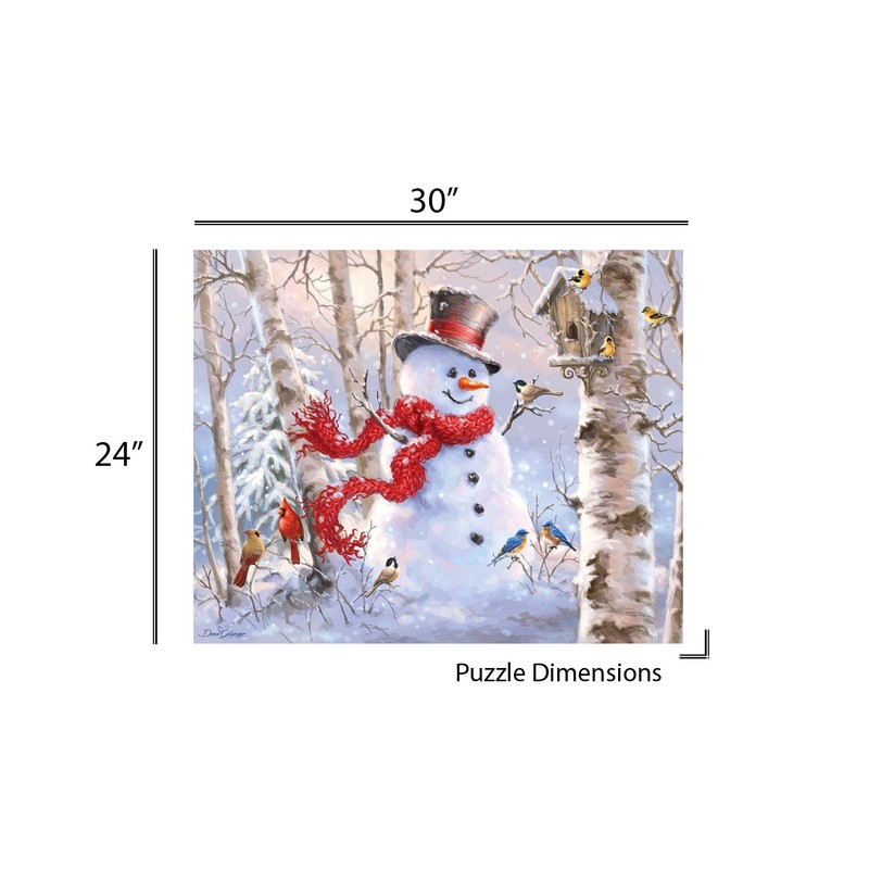 Springbok's 1000 Piece Jigsaw Puzzle Winter Friends, Multi