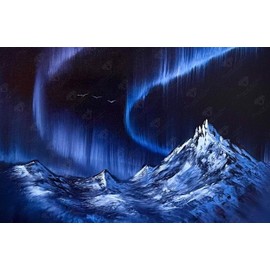 DIAMOND ART CLUB Purple Mountain Majesty Diamond Painting Kit, Fun DIY Crafts for Adults and All Ages, Round Diamond Art Canvas for Beginners, 17" x 13" (42.6 x 32.8 cm)