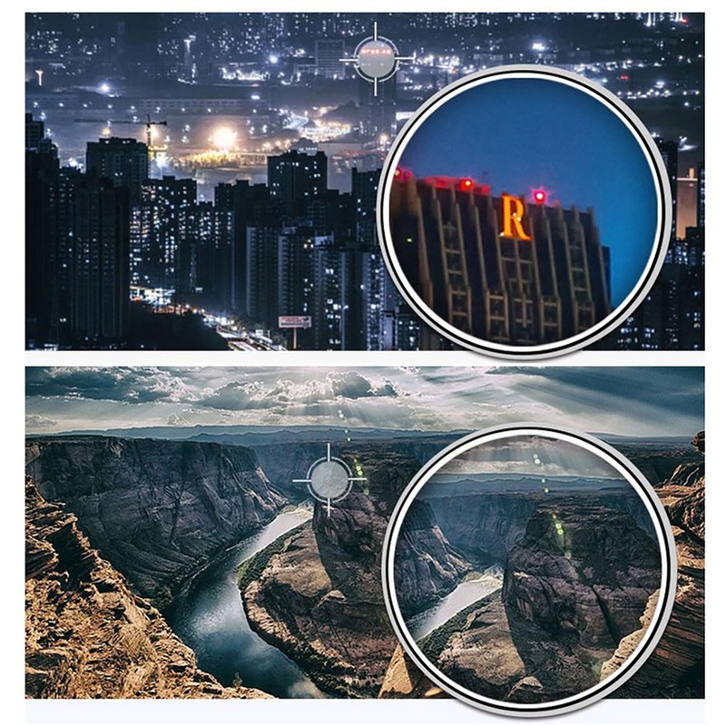 12×42 Magnification BAK4 Prism Binoculars Waterproof Outdoor Hunting Night Vision