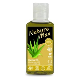 Nature Max Cactus Oil Natural Pure for Hair Skin Care Cold Pressed Egyptian Oils Undiluted Arabic Herbal Herb Egypt Herbs No Additives No GMO Kosher Halal (1 Pack = 3.38 oz / 100 ml) زيت الصبار