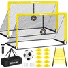 Kids Soccer Goal, Soccer Goals for Backyard Set of 2,