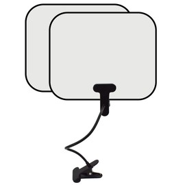 2 PCS Laptop Sun Shade with Adjustable Clip Stand, Portable Laptop Sun Shade for Working Outside Flexible & Foldable Shade Cover for Laptop Computers