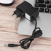 DC 12V 1A CCTV Camera Power Supply EU Plug (Black)