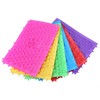 DIY Color Acupressure Foot Mat for Health DIY Acupressure Mat (Green) 5ea