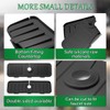FFTANXS Tap Protector & Drip Mat, Black, Tap Splash Guard,