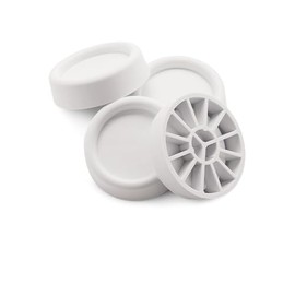 Meliconi Set of 4 Rubber Anti-Vibration Washing Machine and Dryer Holders Made in Italy