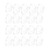 20 Pcs Transparent Adhesive Wall Hooks for Hanging, Small Plastic
