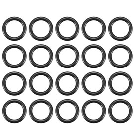 TA-VIGOR 20Pcs Nitrile Rubber O-Rings, 12mm OD 8mm ID 2mm Width Rubber Washers Spacer O-Rings Gasket kit, Metric Sealing Gasket for Hose, Faucet, Automotive, Plumbing
