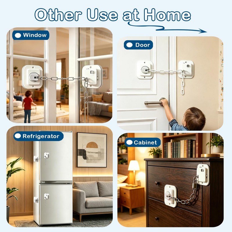 Child Proof Door Lock for Kids Safety 1 Pack