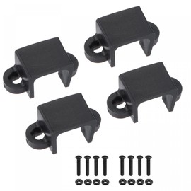 sourcing map Motor Mounting Bracket Motor Base 11.5mm Black with Screws Nuts for N20 Micro Gear Motor 4 Pack