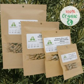 Kimball Botanicals Organic Olive Leaf Extract 20% Oleuropein (Olea europaea) 500mg vegetarian - 100 count 500mg