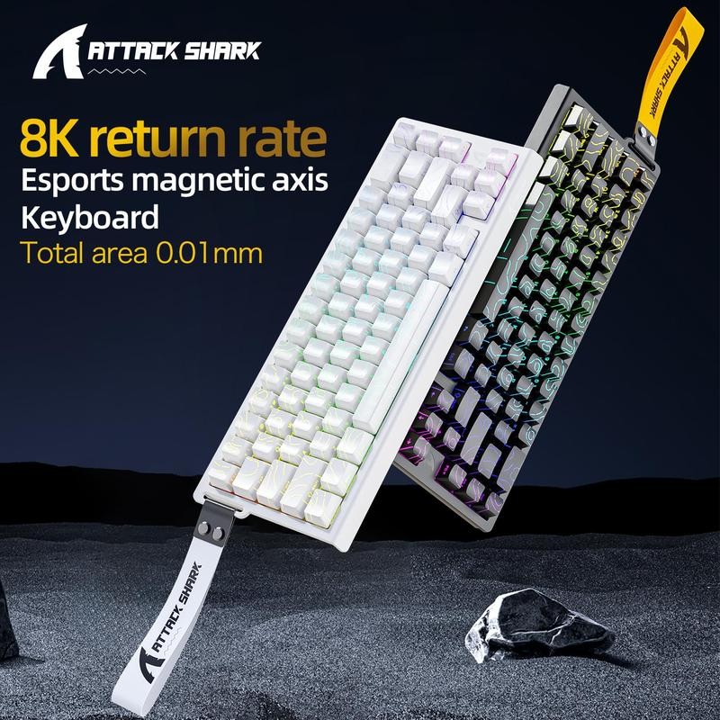 ATTACK SHARK X68 HE Wired Gaming Keyboard, Mechanical Keyboard, Computer