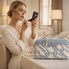 BOYATU Travel Makeup Bag for Women: Large Capacity 3-Piece Cosmetic