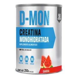 Creatina Suplemento Monohidratada D-mon 250g 50 Servicios Sabor Sandía                                                                                