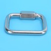 Chain Link Stainless Steel 4‑Corner Multifunctional Connection Buckle for Outdoor
