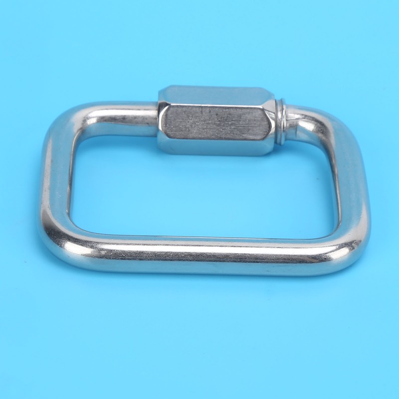 Chain Link Stainless Steel 4‑Corner Multifunctional Connection Buckle for Outdoor