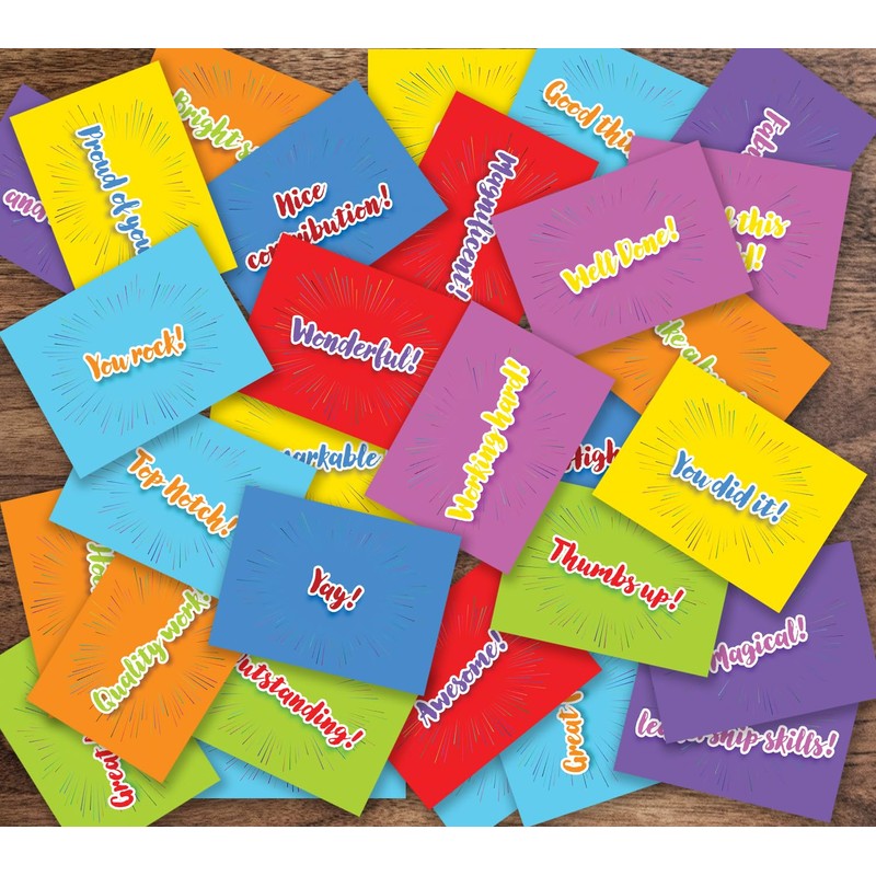 Fun A6 Positive Praise Postcard Pack for Kids Teens Adults