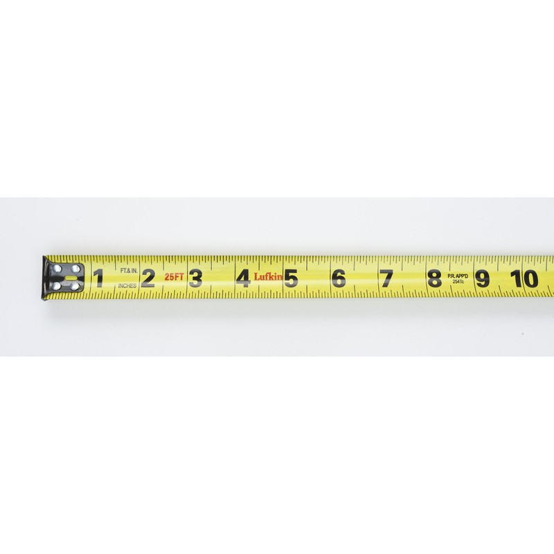Lufkin PHV1425 Power Return Tape, 1-Inch by 25-Feet, Hi-Viz Orange