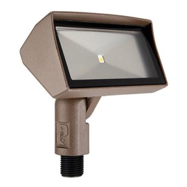 SPW Vista Professional Outdoor Lighting GR-5106-Z-4-W Flood Light Landscape Lamp with Aluminum Housing & Architectural Bronze Finish (Includes 4W 3000K LED)