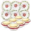 Hiceeden 2 Pack Ceramic Muffin Pans, 6 Cup Non-Stick Muffin