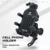 Motorcycle Phone Mount Holder with Vibration Dampener Anti-theft Motorcycle Cell