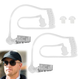 Knocery Ersatzschlauch für Kopfhörer mit akustischer Spule, Kopfhörer Luftk für Zwei-Wege-Funk-Kopfhörer, kompatibel mit Baofeng und Funkkommunikationsgeräten für Sicherheitspersonal