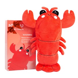 Intoypad Microwavable Heating Pad for Cramps, Cuddly Warming Pillow, Cute Lobster Plush with Heating Pad