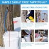 12 Set Maple Syrup Tree Tapping Kit, Plastic Maple Syrup