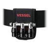VESSEL QB-10B3K Quick Catcher, 3 Row Holder, Black