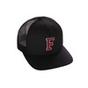 Structured Trucker Mesh Hat Custom Colors Letter F Initial Baseball