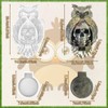 Zayookey - Molde de resina para velas de búho 3D