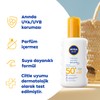NIVEA SUN SPF50 Anında Güneş Koruyucu Sprey 200ml, Hassas Ciltler