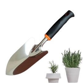 Garden Trowel, Hand Wide Garden Shovel Pointed Trowel Stainless Steel Garden Shovel for Planting, Transplanting, Weeding, Digging