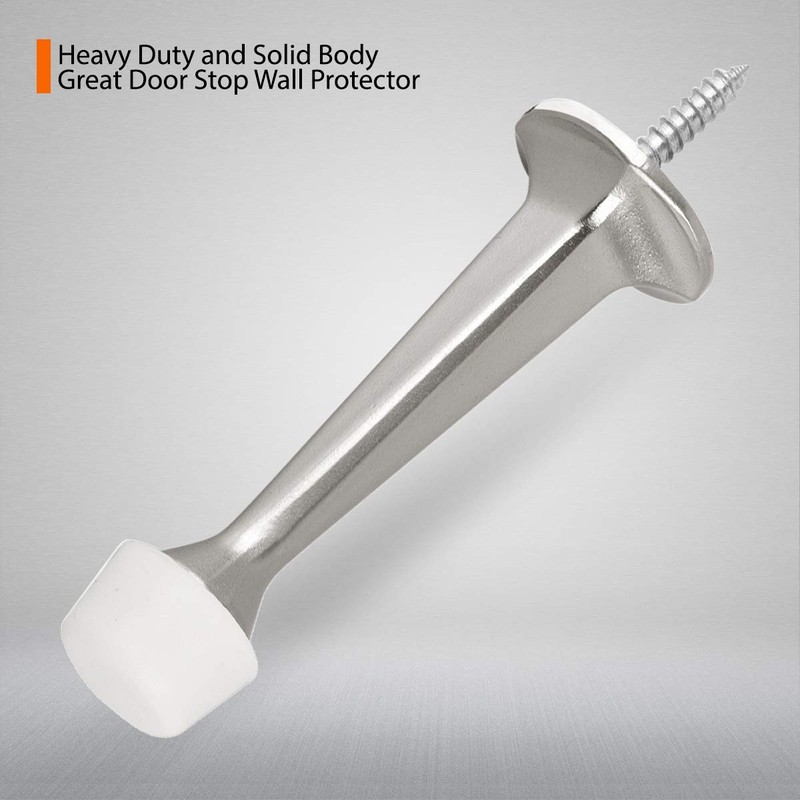 KOVOSCH 2 Pack Solid Rigid Door Stops - Heavy Duty