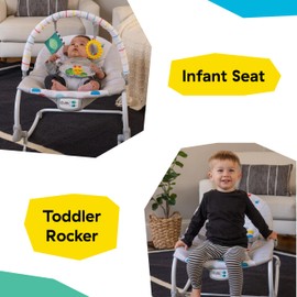 Baby Einstein Deans Discovery Spot Musical Infant to Toddler Rocker, with Vibrations, Ages 0 Months and Up