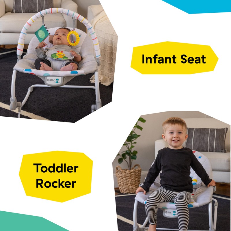 Baby Einstein Deans Discovery Spot Musical Infant to Toddler Rocker,