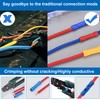 smseace 210 Pcs Butt Splice Connectors Kit 22-10AWG Butt Wire