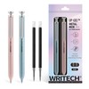 WRITECH WRITECH Gel Pens Fine Point: Premium Metal Barrel Retractable