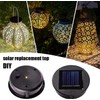 Solar Garden Lights, Solar Lantern Light Replacement Top with LED
