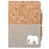 Huuraa Elephant Silhouette Notebook Gift DIN A5 80 Sheets Including